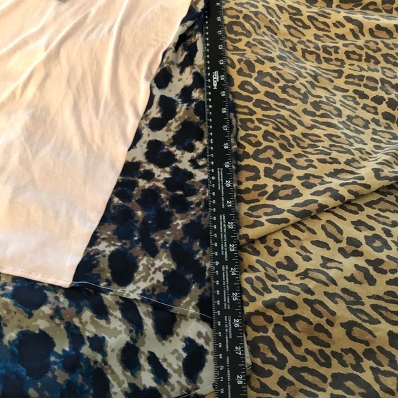 Queen Collection Color block tank top nude/animal print Queen Latifah NWT - Picture 9 of 10